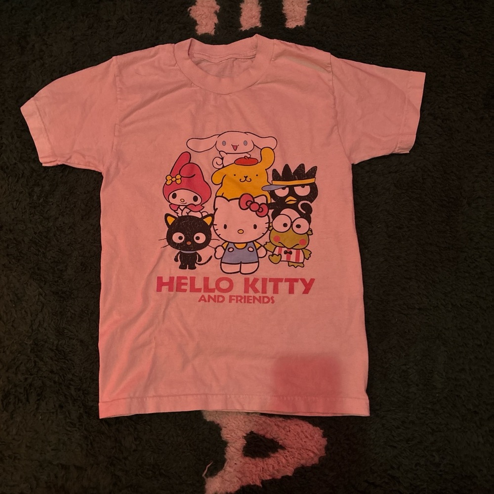 Sanrio Hello Kitty and Friends Pink Graphic Tee